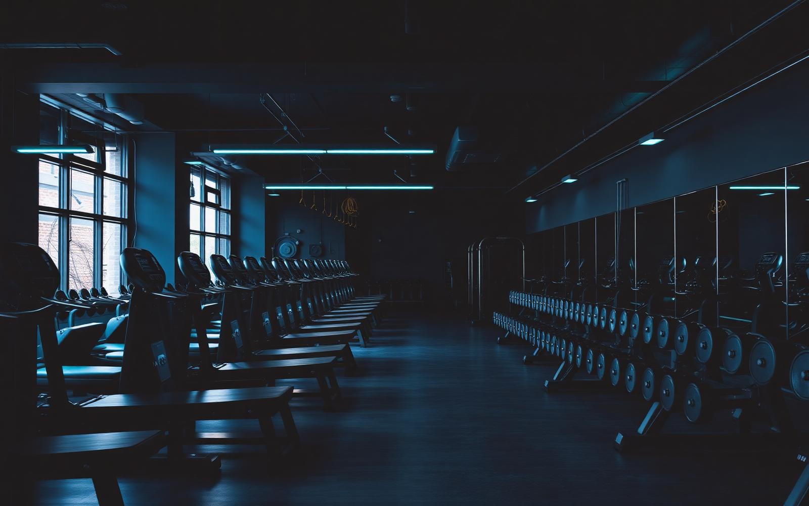 Interior da B4 Gym